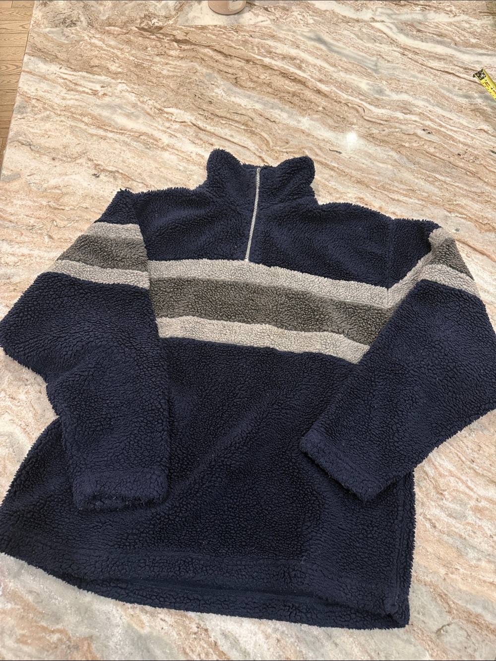 Men's Y2K Sherpa Quarter-Zip Pullover